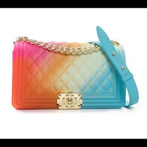 Luna, Red, Pink Jelly Crossbody